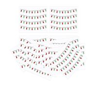 predolo Adesivi Decorativi per luci Natalizie in PVC, Decorazioni per Regali, Accessori per Fotografia, Adesivi per lavoretti, Natale, Ufficio, Frigorifero, 16 Pezzi