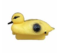 predolo Anatra da Richiamo Galleggiante Impermeabile Esca Anatra da Caccia Durevole Richiamo per Anatra Selvatica per Cacciatori, Giardino, Piscina, Anatroccolo Giallo