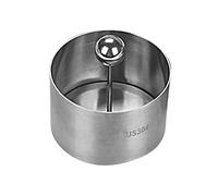 predolo Anelli di formaggio per piatti freddi, teglia compatta, pratica teglia rotonda fai da te, utensili per cupcake, mattoni di latte e, L