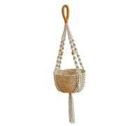 predolo Appendiabiti per Piante Macrame Portavaso Decorativo per Fiori Stand Boho Style Corda Intrecciata Fioriera sospesa Cesto per Piante per Matrimonio, Stile b