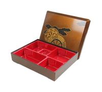 predolo Bento Box giapponese, Lunch Box per adulti con coperchio, Contenitore antigrasso per la preparazione dei pasti, Contenitore per alimenti, 5 Griglia