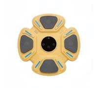 predolo Bersaglio da Pugilato Elettronico a Parete Effetti Acustici di Pugilato con Luci LED Velocità Regolabile Pannello da Pugilato Intelligente per Bambini, Giallo