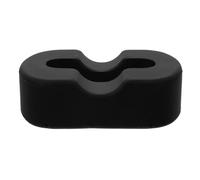 predolo Blocco di gomma per gancio per verricello, facile da installare, accessorio per verricello, riduce il rumore per verricelli da 9500 libbre e oltre, Nero