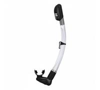 predolo Boccaglio in Silicone per Immersione Libera Design Ergonomico Boccaglio da Immersione Libera Resistente All'Acqua Salata Tubo Respiratorio Subacqueo, Nero
