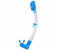 predolo Boccaglio in Silicone per Immersione Libera Design Ergonomico Boccaglio da Immersione Libera Resistente All'Acqua Salata Tubo Respiratorio Subacqueo, Blu