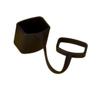 predolo Bocchino per kazoo, copertura in silicone, protezione per flauto, strumento a fiato portatile, paradenti per la pratica quotidiana dei bambini, Nero