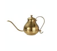 predolo Bollitore a Collo di Cigno Multiuso Caffettiera per Versamento Manuale Manico Antiscottatura Recipiente per Olio in Acciaio Inox