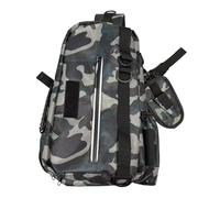 predolo Borsa Da Pesca, Zaino Da Pesca, Tracolla, Porta Canna, Organizer per Riporre Oggetti, per Sport All'aria Aperta E Campeggio, Grigio