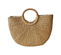 predolo Borsa Da Spiaggia Intrecciata, Borsa Da Viaggio Estiva, Borsa per Fatta a Mano Alla Moda, Borsa Da Viaggio, Borsa Intrecciata per Viaggi, Cam, L