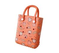 predolo Borsa da Spiaggia Piccola Eva Impermeabile Manico Borsa Donna Traspirante Compatta Adatta a Shopping Uscita Spiaggia Regalo, Orso di pane