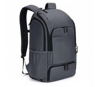 predolo Borsa da Tennis Monospalla Resistente Borsone a Tracolla Sportivo Impermeabile Borsa da Badminton per Donne, Grigio