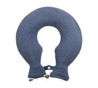 predolo Borsa per acqua calda da collo, scaldacollo con riempimento d'acqua, fodera lavabile a prova di perdite, borsa per acqua calda con fodera morbida, Blu Scuro