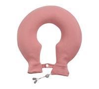 predolo Borsa per acqua calda da collo, scaldacollo con riempimento d'acqua, fodera lavabile a prova di perdite, borsa per acqua calda con fodera morbida, Rosa
