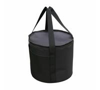 predolo Borsa Porta Pentole da Campeggio Impermeabile Custodia per Pentole da Campeggio Manici Rinforzati Custodia Cilindrica per Fornello per Viaggio, 30x22cm