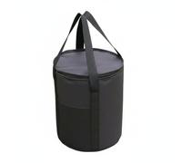 predolo Borsa Porta Pentole da Campeggio Impermeabile Custodia per Pentole da Campeggio Manici Rinforzati Custodia Cilindrica per Fornello per Viaggio, 25x28cm