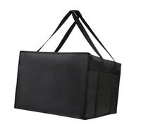 predolo Borsa termica per la consegna della pizza, per conservare alimenti freddi, borsa riutilizzabile per alimenti, custodia per il, 50x50x35.5 Cm