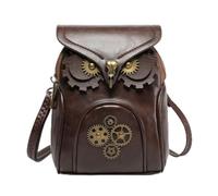 predolo Borsetta a Forma di Gufo in Pelle PU | Struttura Semirigida in PU, Design Compatto e Leggero, Borsa a Tracolla con Gufo, per Uso Quotidiano