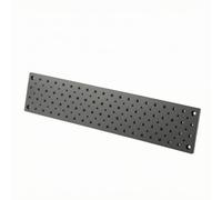 predolo Breboard Ottica in Alluminio Superficie Anodizzata Nera, Piastra Ottica con Filettati, per Banco Ottico, 100x500
