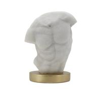 predolo Busto con Base Dorata Iconico Scultura Decorativa Statuetta Decorativa per Interior Designer, Collezionisti, Soggiorno