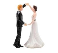 predolo Cake Topper Matrimonio Sofisticato Statuina Sposi di Decorazione per Torta Nuziale