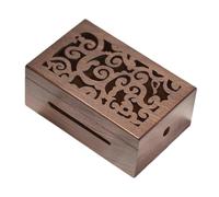 predolo Carillon in legno a 30 note, elegante e, decorazione per la casa, fatto a mano, con manovella, ideale per Natale, per mamme, Legno di Noce Cavo