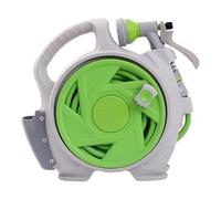 predolo Carrello avvolgitubo da Giardino, portatubo, Resistente all'Usura, Pratico Kit per irrigazione da Giardino, Tubi telescopici per attrezzo da, Verde