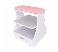 predolo Carrello Salone con Ruote e Cassetto Salvaspazio Carrello con Poggiapiedi Imbottito Compatto per Estetiste,