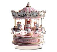predolo Cartello in acrilico 2D con giostra, decorazione a forma di, regalo artigianale con base per compleanno, Natale, figlie, ragazze e, Style C