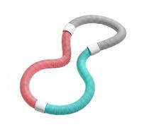 predolo Cerchio per Allenamento a Molla Pieghevole Cerchio per Allenamento Regolabile Domestico Casa, Rosa, Grigio, Verde, 1.5 Kg