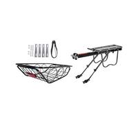 predolo Cestino Posteriore per Bicicletta, Organizer per Bagagli, Grande capacità, con Supporto, Elegante Cestino Portaoggetti per Cani da Viaggio E, O Shaped