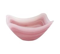 predolo Ciotola quadrata in vetro decorativa, fruttiera, vassoio organizer, porta dessert per sala da pranzo, alzatina per inaugurazione casa, decorazione per, Tipo Satinato