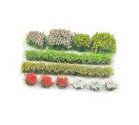 predolo Ciuffi d'erba in Miniatura Fai da Te, Erba Artificiale, Versatile Mazzo di Fiori per lavoretti, Disposizione del Tavolo di Sabbia del Giardino, Style a