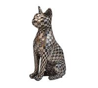 predolo Collezione di statuette in resina a forma di gatto, creative, ornamentali, decorazioni da tavolo, sculture di animali per librerie e mobili da
