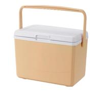 predolo Contenitore Termico Isolato per Ghiaccio da 3 Litri, Contenitore Termico per la conservazione del Freddo/Calore, per la casa, Campeggio, Feste, Giallo