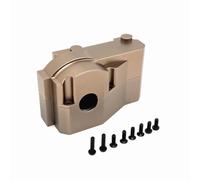predolo Coperchio della Trasmissione Rinforzato Coperchio del Riduttore Resistente Copertura Motore per Modellisti, Oro Champagne