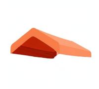 predolo Copertura Impermeabile Resistente Alle Intemperie Copertura Superiore Facile da Pulire Parasole per Mercato, Arancione, 2x2m