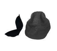predolo Copricasco per saldatura e set di pettorine per casco Cappuccio per saldatura Protezione per il collo Sigillo a pressione, Nero