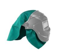 predolo Copricasco per saldatura e set di pettorine per casco Cappuccio per saldatura Protezione per il collo Sigillo a pressione, Verde
