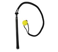 predolo Corda per Lo Swing del Golf, Attrezzatura per Il Riscaldamento del Golf, Impugnatura Comoda Professionale con Palla per l'assistenza, Black Yellow B