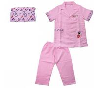 predolo Costume da Gioco di Ruolo Sviluppa Dottoressa Bambina, l'immaginazione per Bambini 3-8 Anni, Scienziato Gioco di Ruolo Medico per Ragazzi e Ragazze, Rosa Veterinario