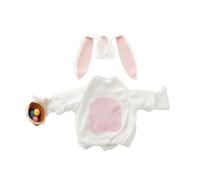 predolo Costume da Oca da Coniglio Pasquale con Cappello con Orecchie da Coniglio, Adorabile Costume da Oca Morbido da per L'Arte del Prato del