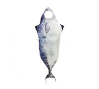 predolo Costume Pescecane senza Maniche Bianco Costume Pescecane Cappuccio Mani Libere Travestimento per Bambini, Festa in Maschera