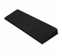 predolo Cuneo Inclinata in Schiuma Versatile Pedana Inclinata Portatile Allungapolpacci per Allenamento Funzionale, Rampa Per Soglia, Nera, 51x15x5cm, Con Superficie Inclinata