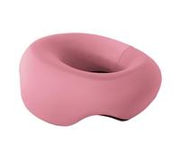 predolo Cuscino massaggiante per viso, per, leggero, traspirante, con foro, poggiatesta massaggiante per letto, per donne, letto, ufficio, Rosa