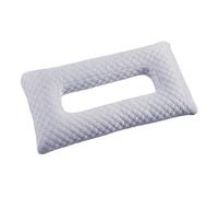 predolo Cuscino per Piercing Guanciale Laterale Cuscino con Buco Protezione Orecchio Compatto E Portatile con Fodera Rimovibile Adatto per L'Uso a Casa E in, Grigio