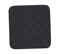 predolo Cuscino per sedia assorbente, protezione per sedile, 56x53 cm, per casa e viaggio, accessorio multifunzionale impermeabile, cuscino per sedia, Nero