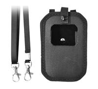 predolo Custodia per registratore di Sicurezza, Borsa portaoggetti con Cordino da Collo, Supporto Compatto, Pratico Organizer, Custodia Protettiva, L 11cmx7.5cmx3cm