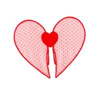 predolo d'Amore di 53x50 cm da Fata per Travestimenti di Carnevale e Feste Cosplay, Rosa