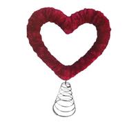 predolo Decorazione a forma di cuore per albero di, ghirlanda dell'amore, decorazione creativa per dell'albero per le festività, Rosso