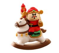 predolo della ricchezza, ornamento, scultura decorativa, decorazione per la casa, piccola statua da scrivania, decorazione per libreria dell'hotel, Cavallo Bianco